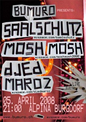 Konzertplakat 5.April 2008